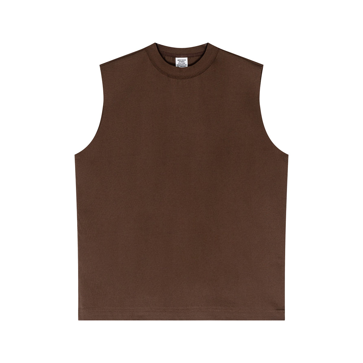 Quick Dry Raw Edge Muscle Tank 210gsm