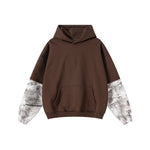 Branch Camo Two-Layer Sleeve Fleece Hoodie