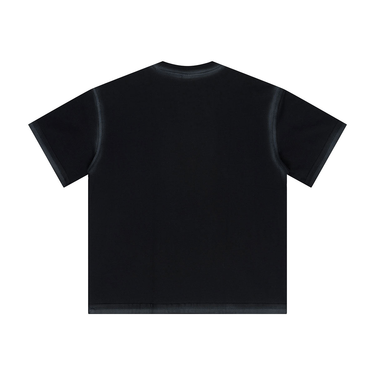 Vintage Washed Oversized Colorblock Tee