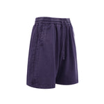 Distressed Patchwork Raw Edge Shorts