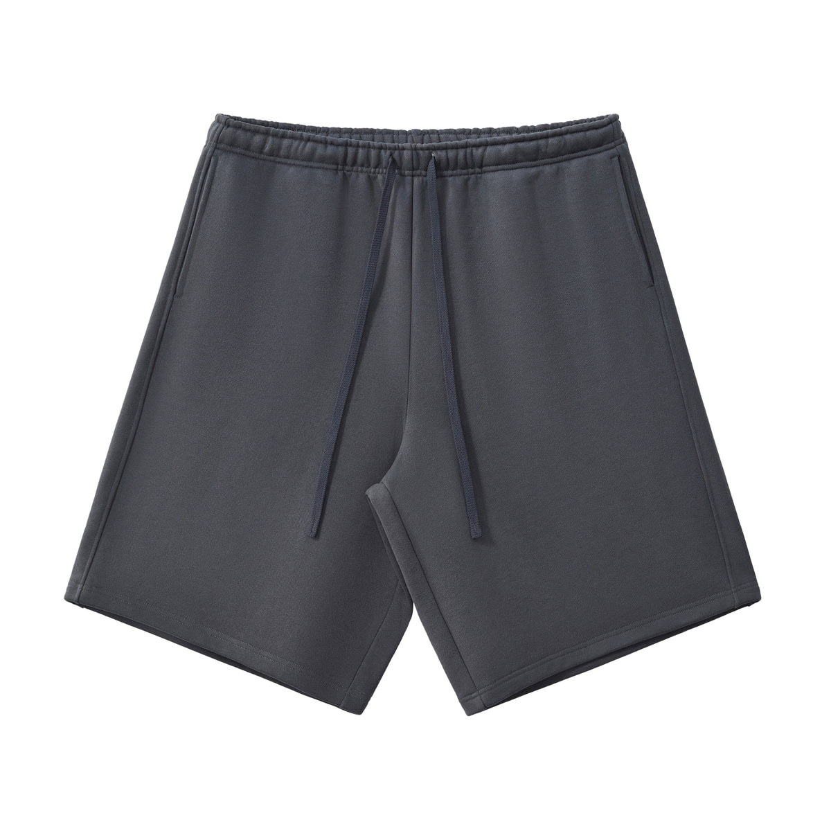 Knee-Length Fleece Baggy Sweatpants