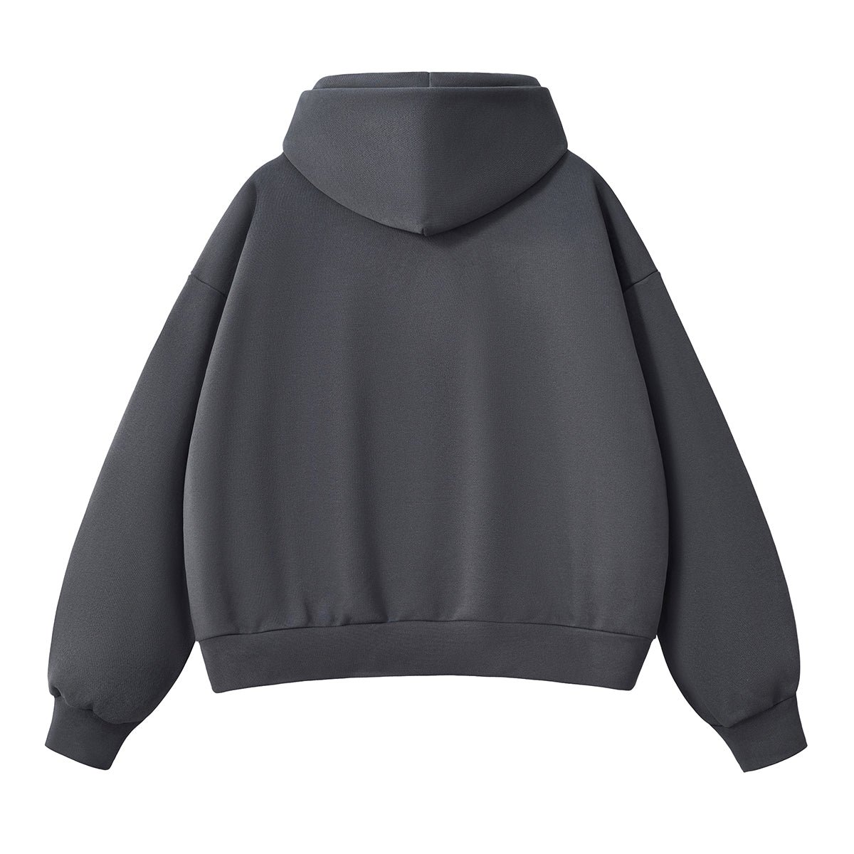 Solid Color Baggy Fleece Hoodie