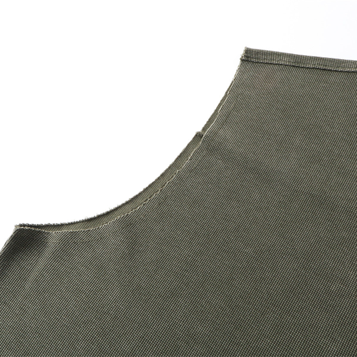 Vintage Washed Knitted Sleeveless Fitted Tank Top