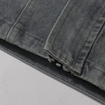 Washed Faded Oversized Denim Jacket