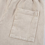 Men's Casual Washed Drawstring Sweat Shorts