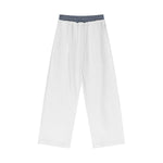 Double Waistband Baggy Trousers