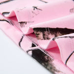Nature Inspired Pink Camo Floral Crop Top Tee