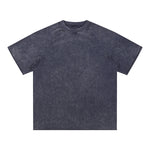 Stone-Washed Raw-Edge T-Shirt 270gsm