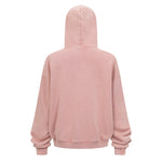 Double Yarn Vintage Washed Zippered Comfort Hoodie