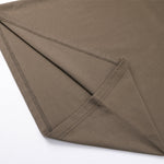 Crew Neck Solid Color Cotton Tee 250gsm