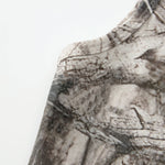 Asymmetric Single Shoulder Camo Cropped Tee