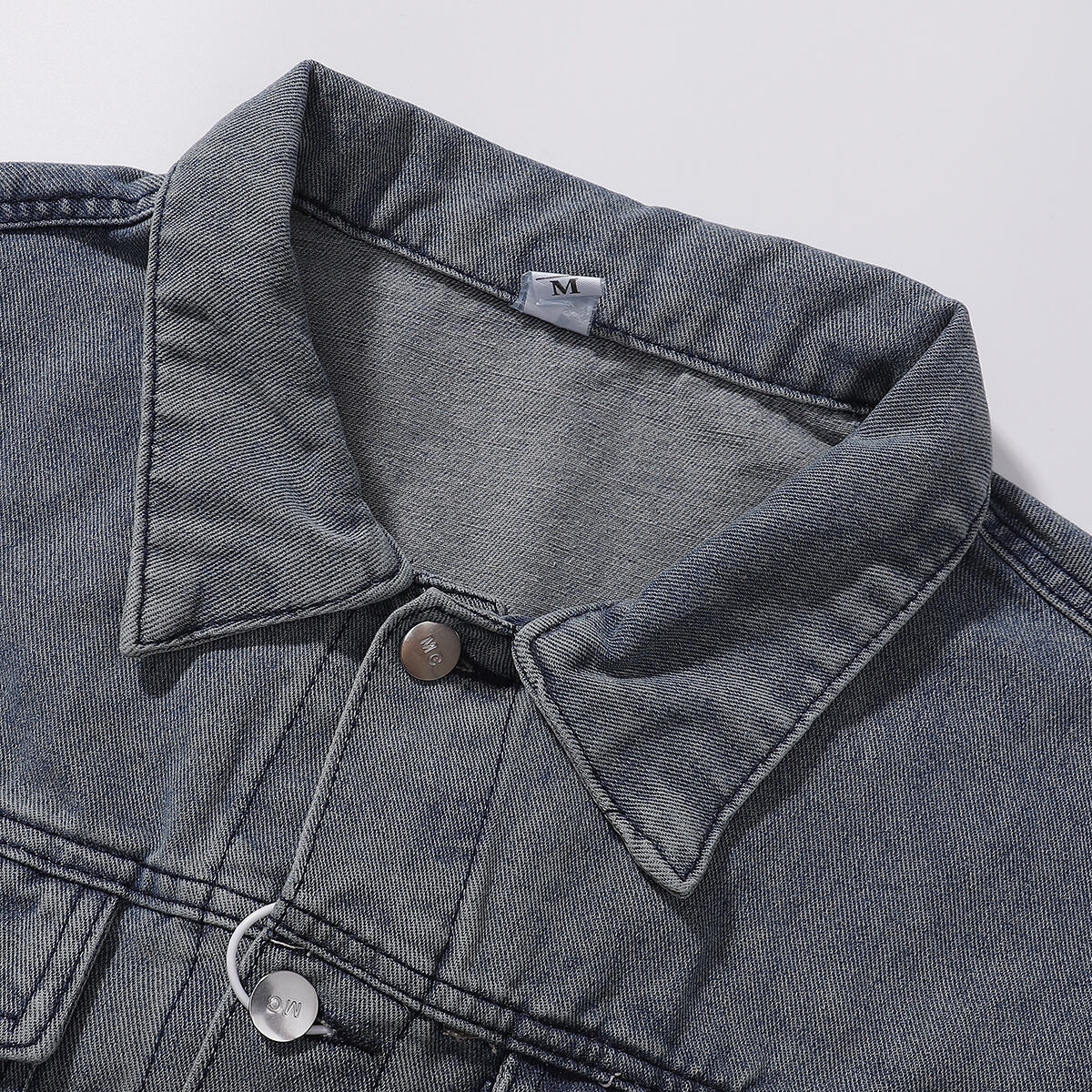 Relaxed Washed Denim Trucker Jacket