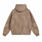 Rips Soft Fleece Lined Distressed Pullover Hoodie