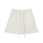 Solid Color A-Line Mini Skort
