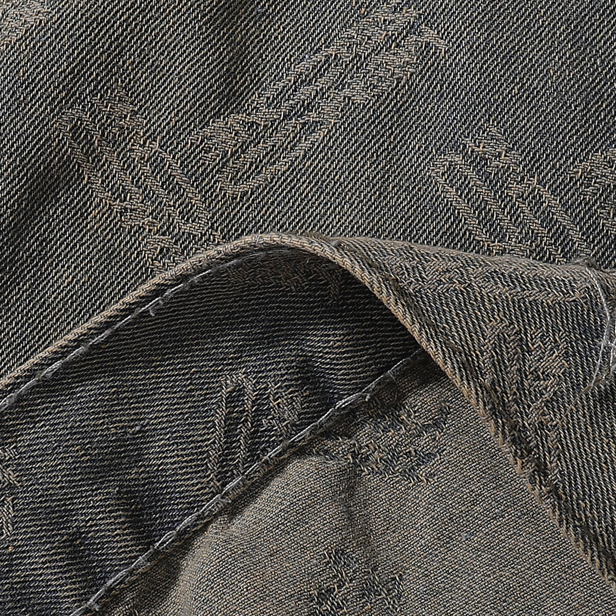 Relaxed Jacquard Denim Trucker Jacket