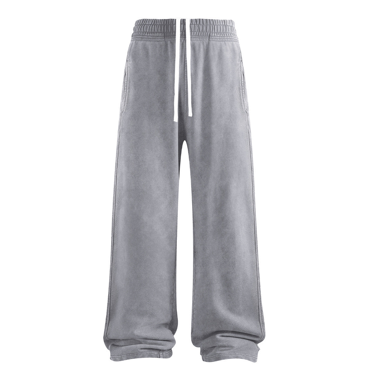 Sweatpants Washed Wide-Leg Vintage Streetwear Joggers