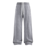 Sweatpants Washed Wide-Leg Vintage Streetwear Joggers