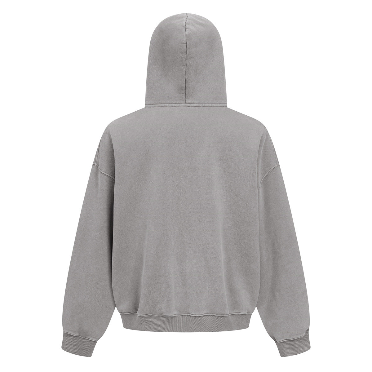 Vintage Oversized Full Zip Kangaroo Pocket Hoodie