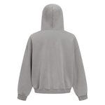 Vintage Oversized Full Zip Kangaroo Pocket Hoodie