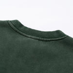 Crew Neck Mock Two-Layer Fleece Sweatshirt