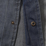Stand Collar Baggy Denim Jacket