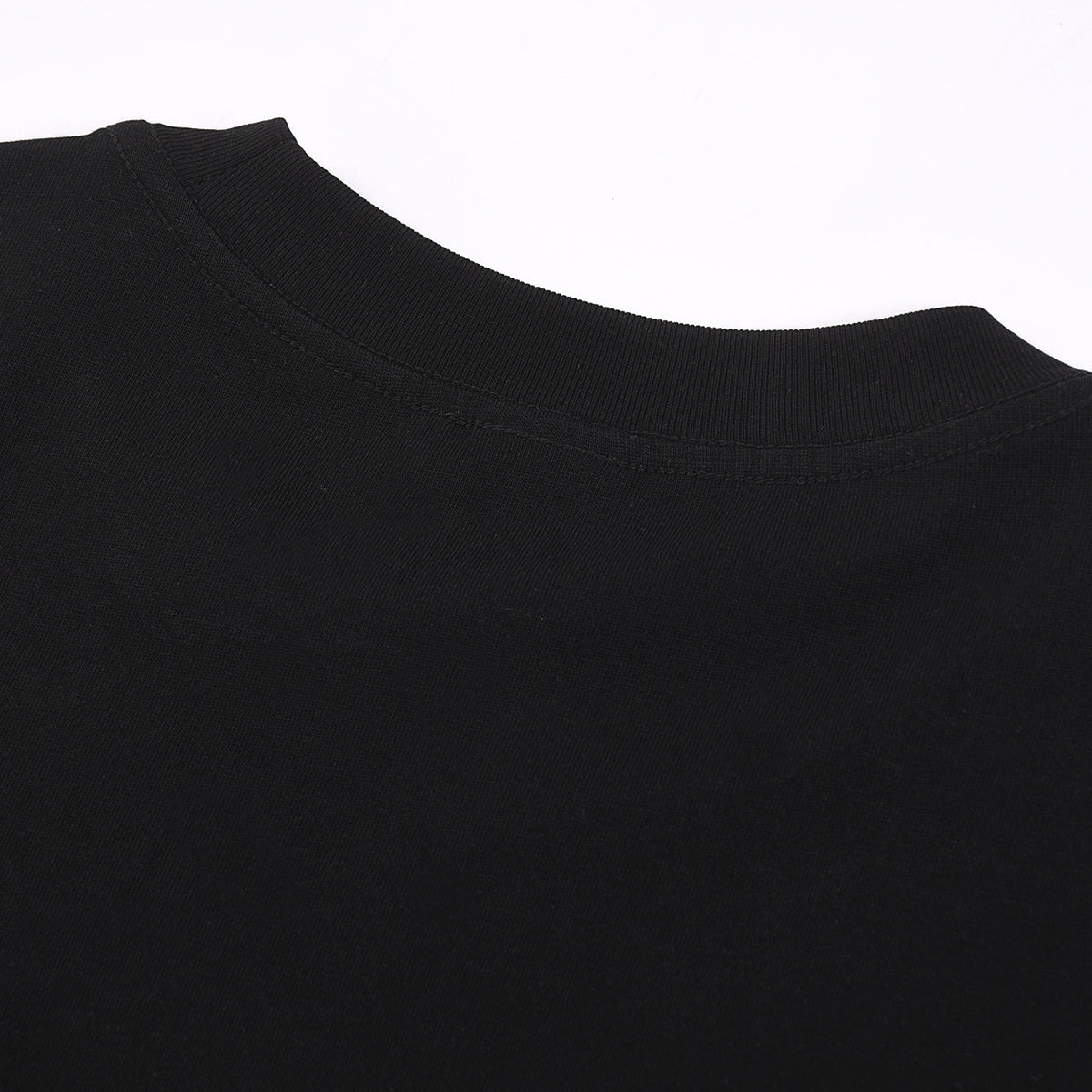 Solid Color Mock Layered Sleeves Sweatshirt