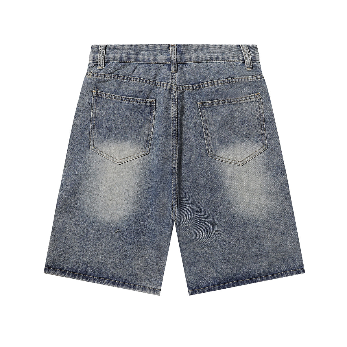 Cartoon Food Embroidery Fun Streetwear Denim Shorts