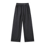 Heavy Wash Vintage Distressed Mesh Straight Pants