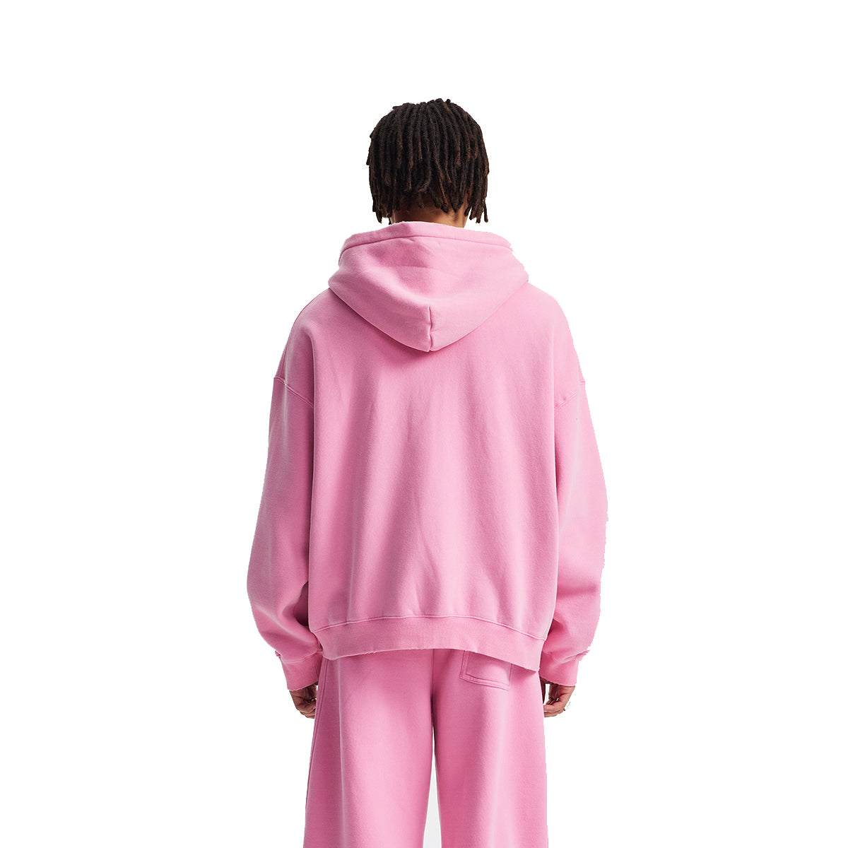 Vintage Oversized Full Zip Kangaroo Pocket Hoodie