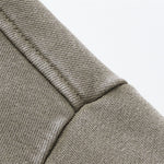 Distressed Wash Comfort Zip Pullover Sweatshirt