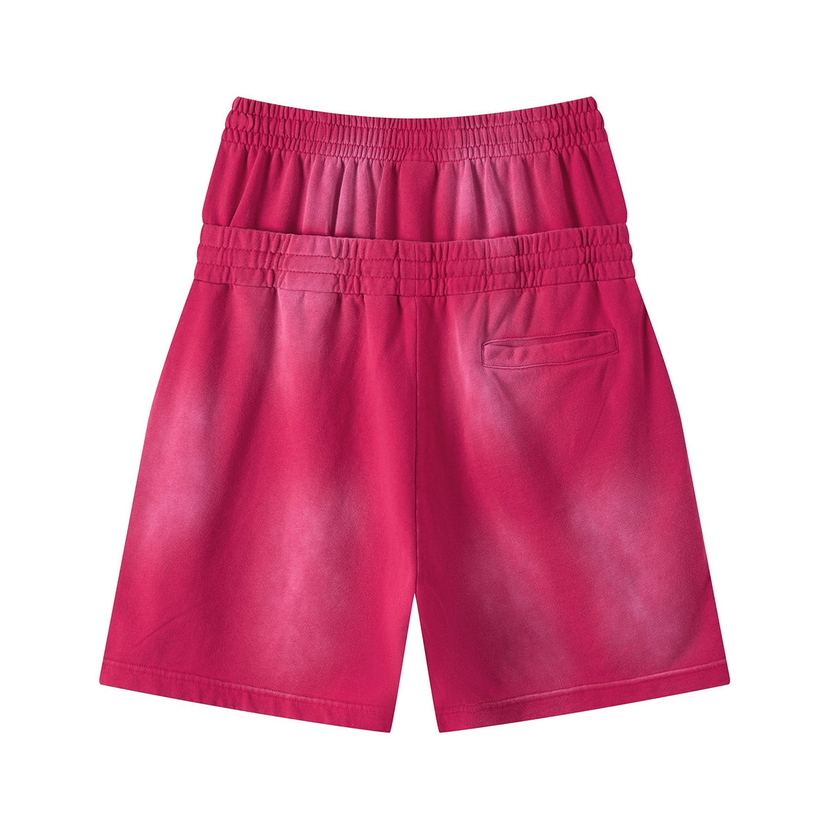 Casual Drawstring Double Waistband Shorts