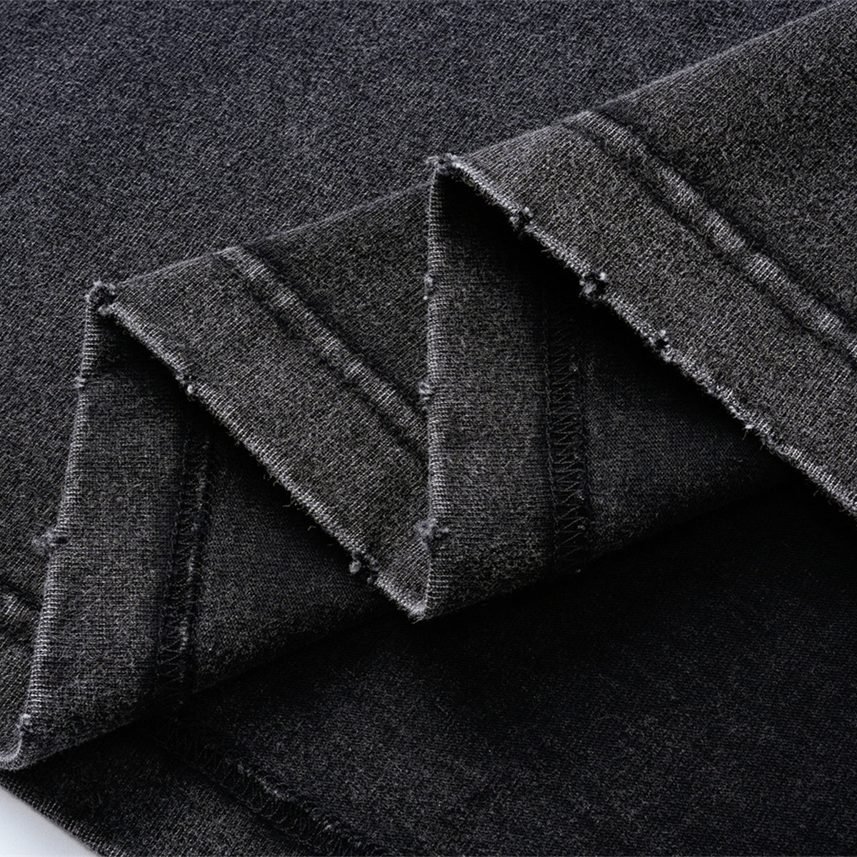 Layered Sleeve Two-Tone Oversized Streetwear T-Shirt