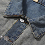 Classic Reverse Denim Trucker Jacket