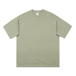 Crew Neck Solid Color Cotton Tee 250gsm