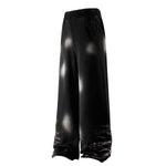 Distressed Spray-Paint Vintage Inspired Cuffed Sweatpants