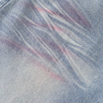 Tie-Dyed Raw Hem Ripped Bermuda Shorts