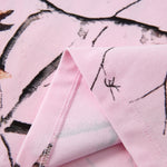 Nature Inspired Pink Camo Leaf Print Casual Tank