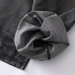 Vintage Whisker Wash Wide-Leg Jeans