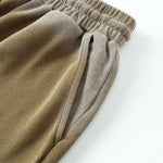 Ombre Color Drawstring Casual Lounge Elastic Waist Shorts