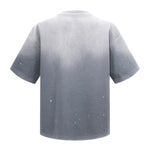 Splatter Dye Washed Distressed Air Mamba Cotton Tee