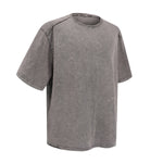 Oversized Street Style Vintage Faded Cotton T-Shirt