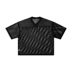 Retro Mesh Cropped Football Jersey Number 18