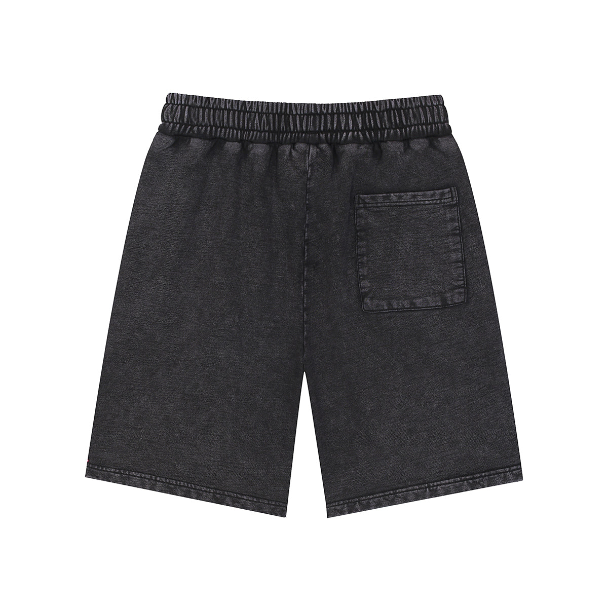 Men's Casual Washed Drawstring Sweat Shorts