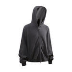 Heavyweight Washed Cotton Boxy Hoodie