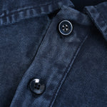Stone-Washed Cotton Polo Shirt 310gsm