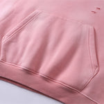 Rips Soft Fleece Lined Distressed Pullover Hoodie