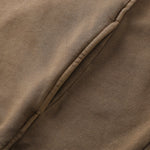 Vintage Washed Oversized Zip Up Distressed Hoodie