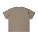 Heavyweight Waffle Split-Hem Texture T-Shirt