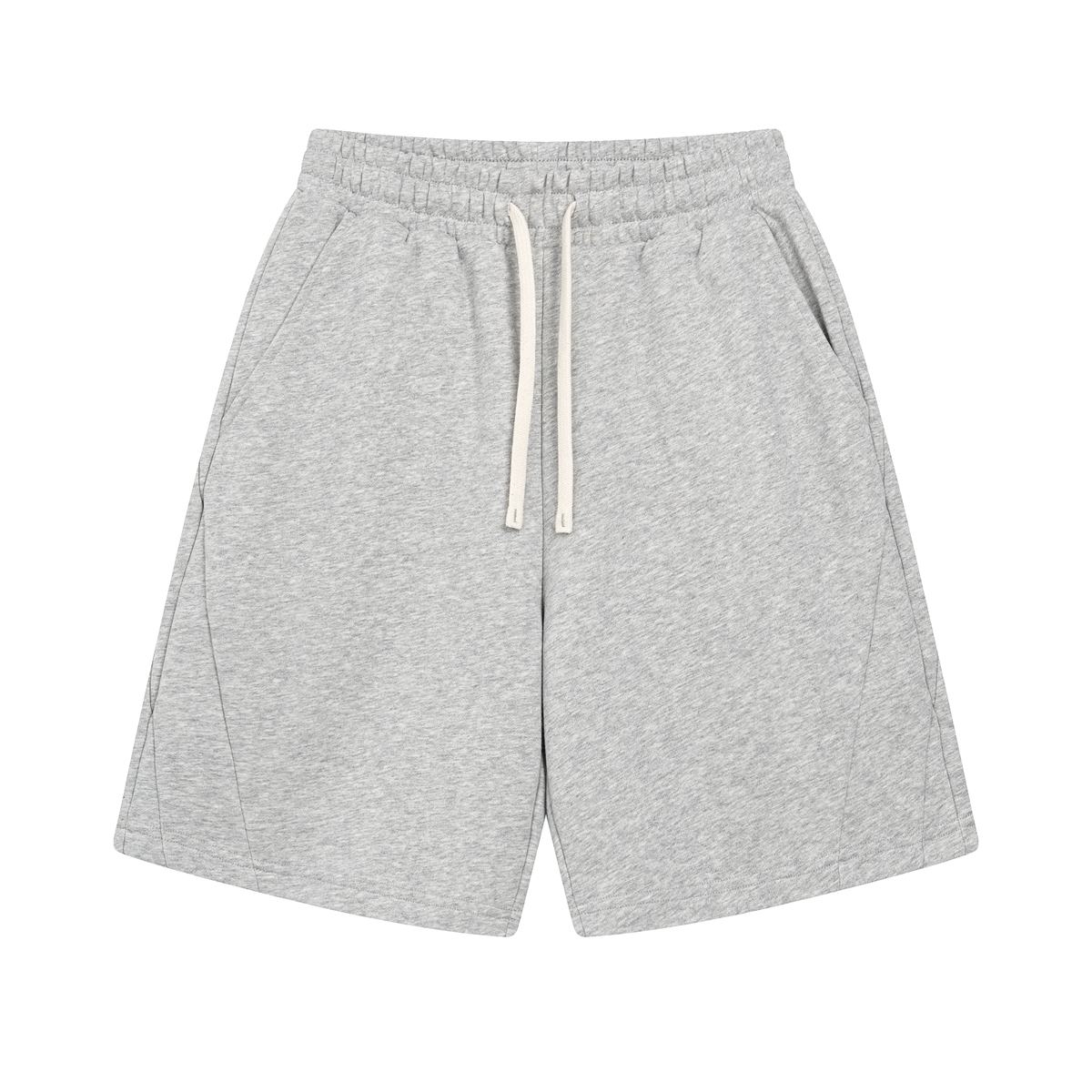 Plain Color Thick Patchwork Shorts