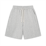 Plain Color Thick Patchwork Shorts